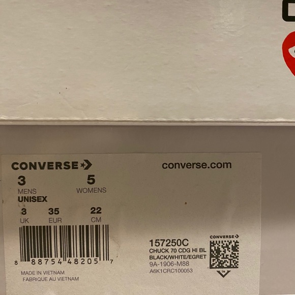 Black and white polkadot CDG - Picture 4 of 4